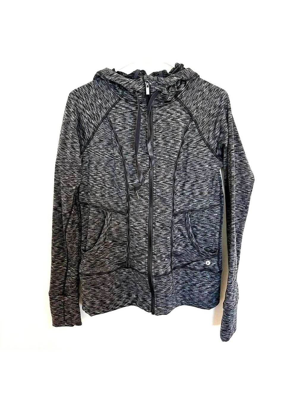 90 Degree Women's Size M Black Athletic Track Jacket, Fall Style, Sports Hoodie
